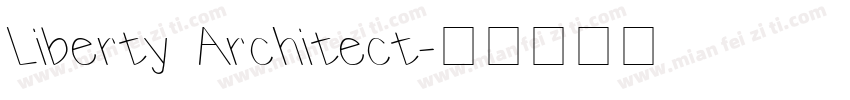 Liberty Architect字体转换